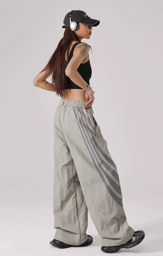 JHYQ Striped Paratrooper Sports Pants