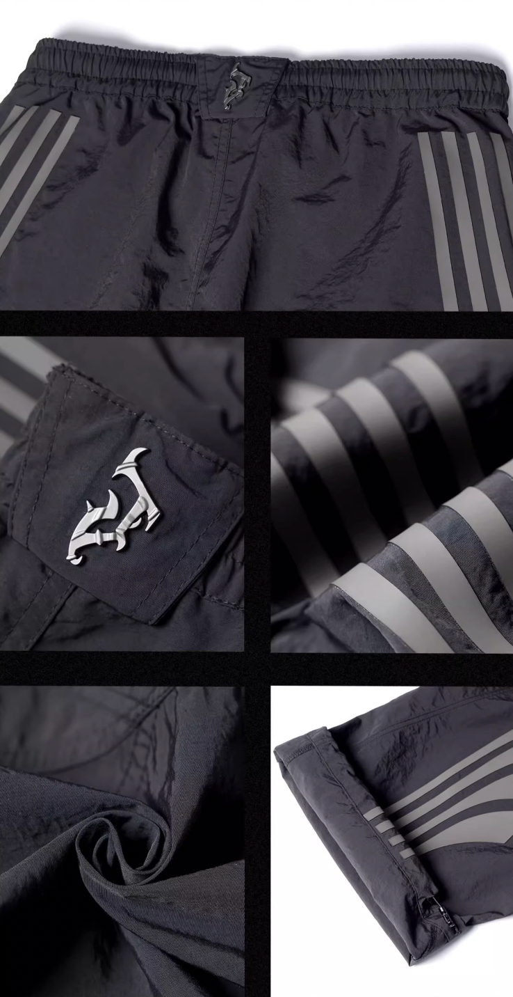 JHYQ Striped Paratrooper Sports Pants