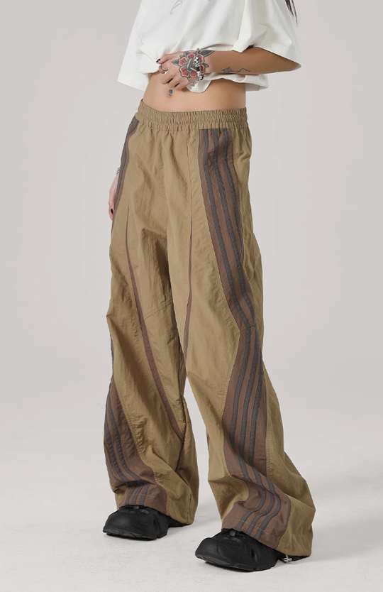 JHYQ Striped Paratrooper Work Sports Pants