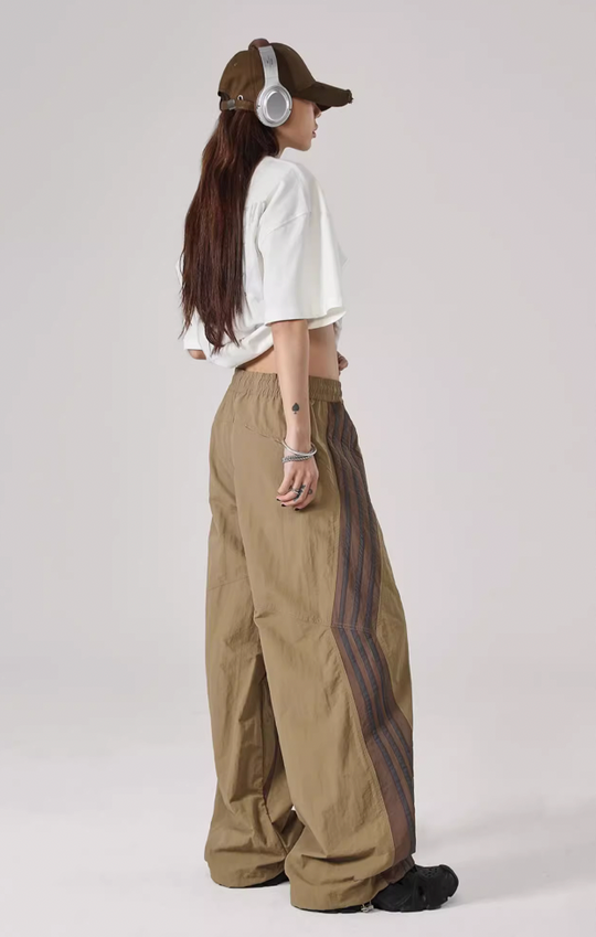 JHYQ Striped Paratrooper Work Sports Pants