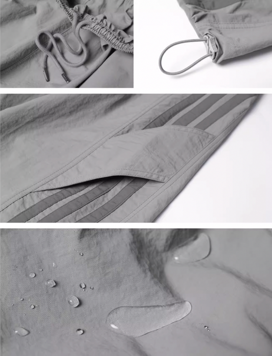 JHYQ Striped Paratrooper Sports Rushing Pants