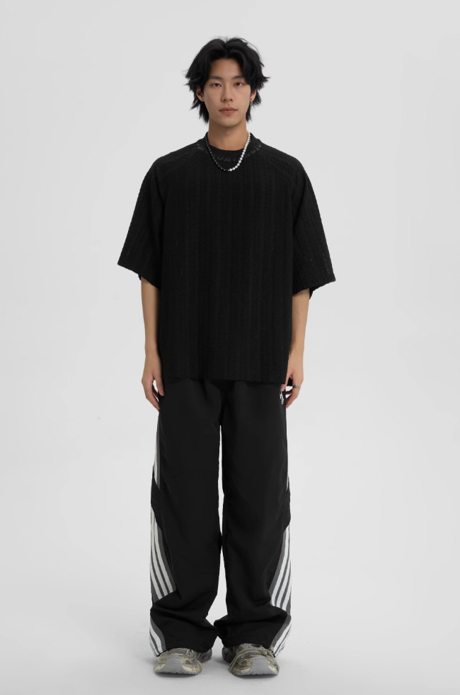 JHYQ Striped Paratrooper Sports Rushing Pants