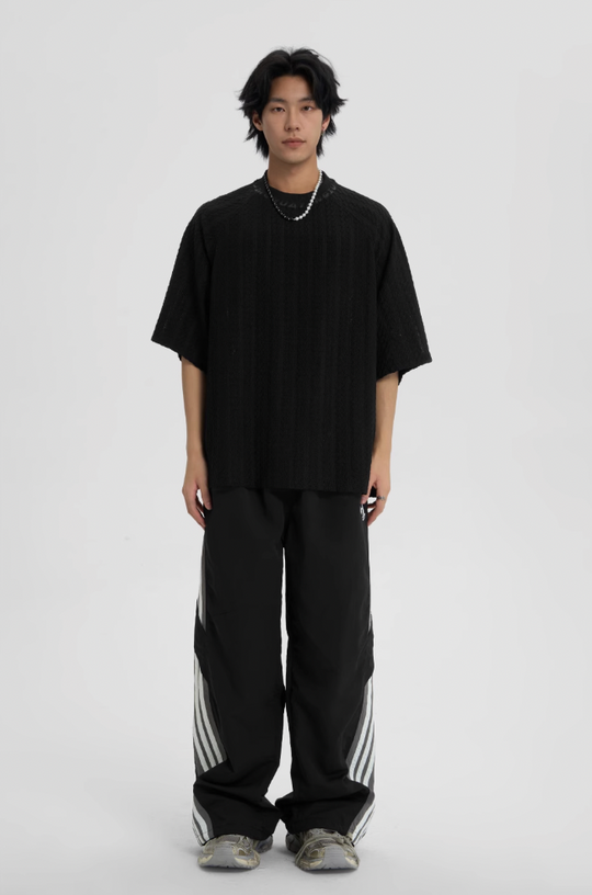 JHYQ Striped Paratrooper Sports Rushing Pants