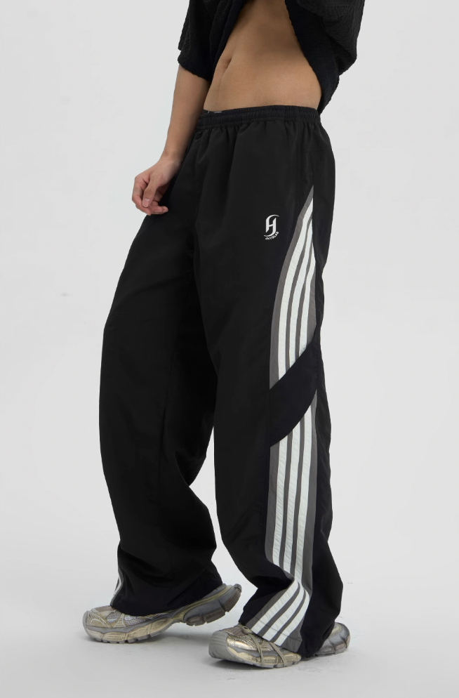 JHYQ Striped Paratrooper Sports Rushing Pants