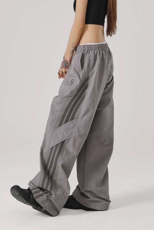 JHYQ Striped Paratrooper Sports Rushing Pants