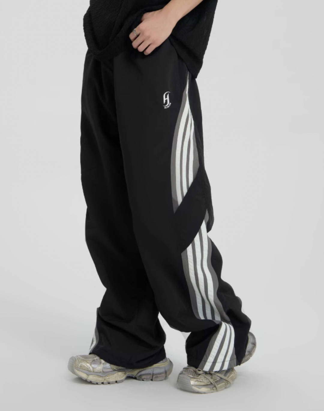 JHYQ Striped Paratrooper Sports Rushing Pants