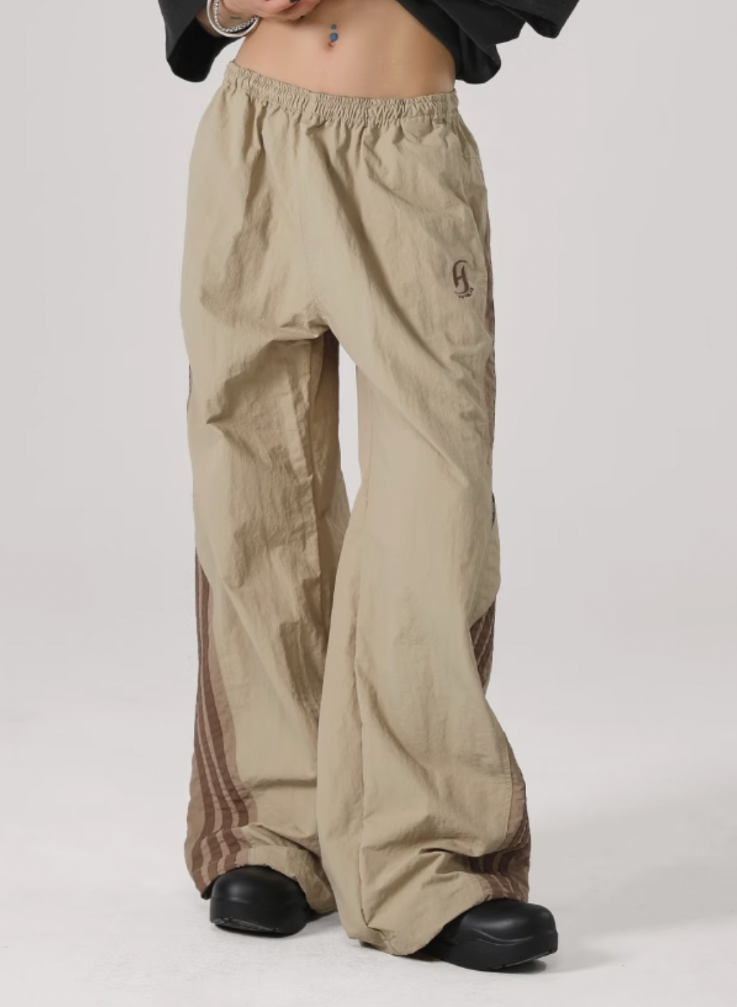JHYQ Striped Paratrooper Sports Rushing Pants