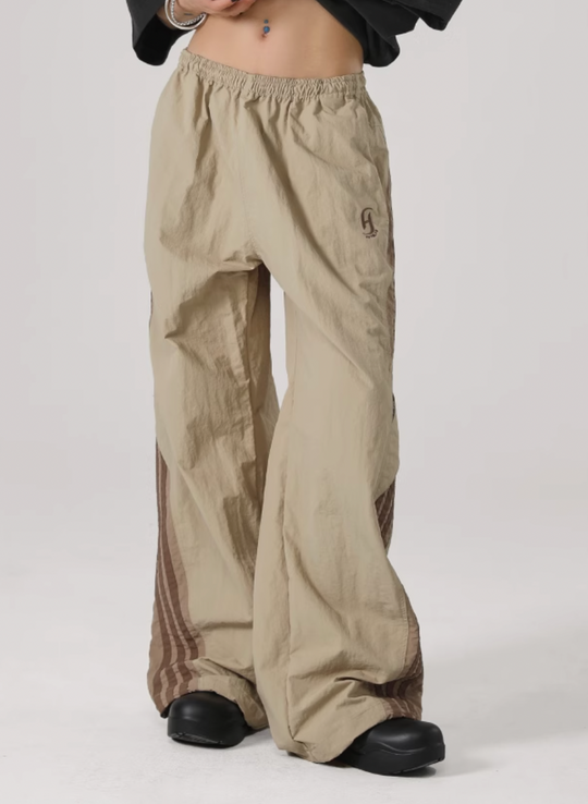JHYQ Striped Paratrooper Sports Rushing Pants