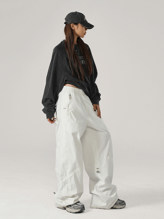 JHYQ Solid Color Square Paratrooper Work Pants