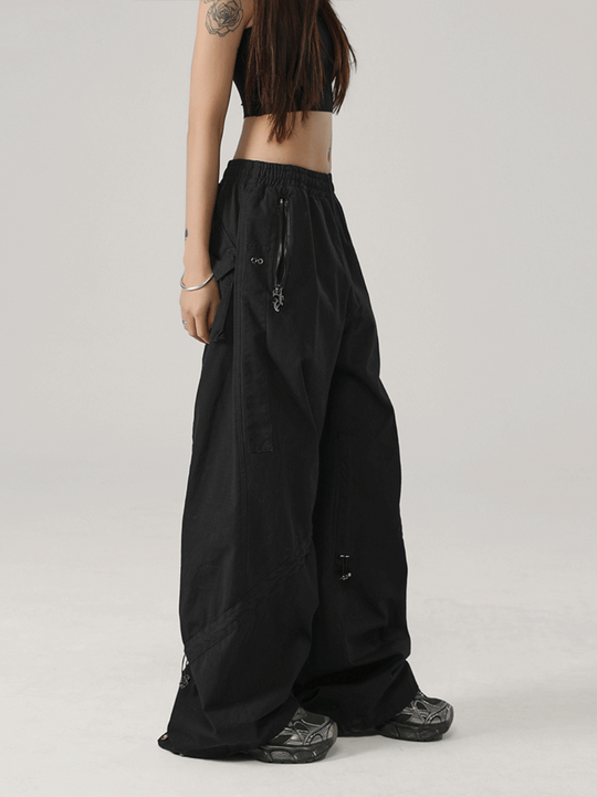 JHYQ Solid Color Square Paratrooper Work Pants