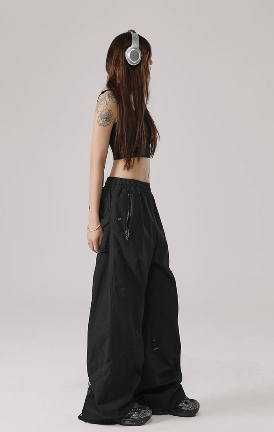 JHYQ Solid Color Square Paratrooper Work Pants