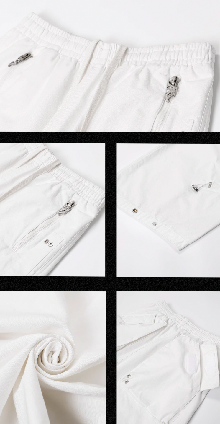 JHYQ Solid Color Square Paratrooper Work Pants