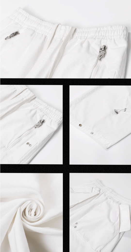 JHYQ Solid Color Square Paratrooper Work Pants