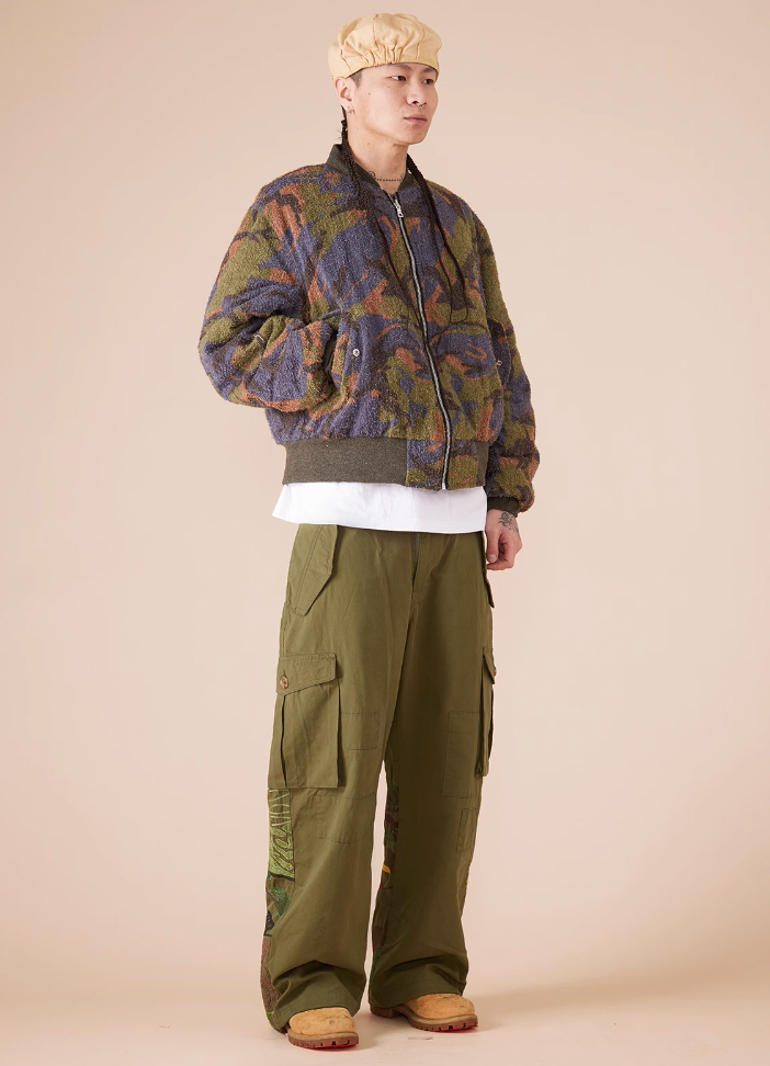 EVILKNIGHT(EK) Camouflage Reversible MA-1 Air Force Bomber Jacket