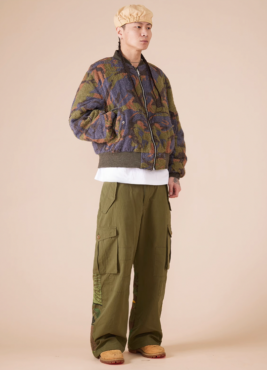 EVILKNIGHT(EK) Camouflage Reversible MA-1 Air Force Bomber Jacket