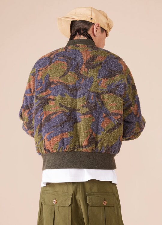 EVILKNIGHT(EK) Camouflage Reversible MA-1 Air Force Bomber Jacket