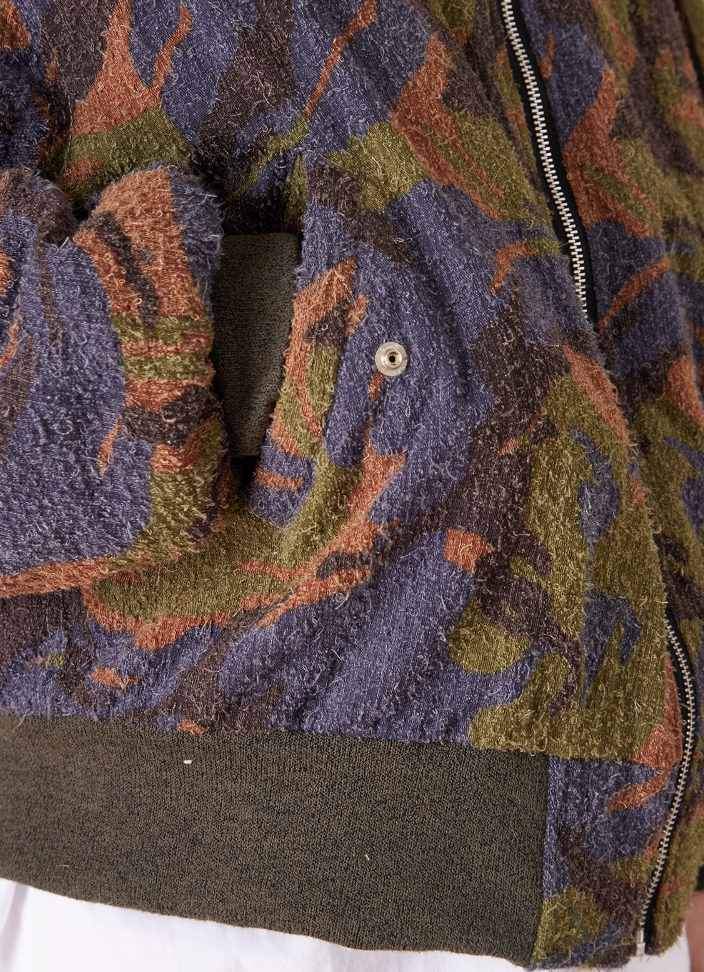 EVILKNIGHT(EK) Camouflage Reversible MA-1 Air Force Bomber Jacket