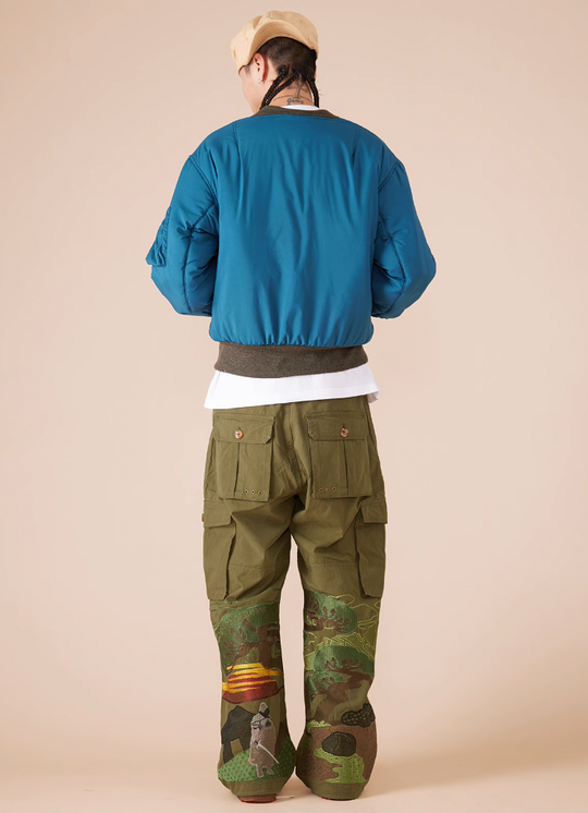 EVILKNIGHT(EK) Camouflage Reversible MA-1 Air Force Bomber Jacket