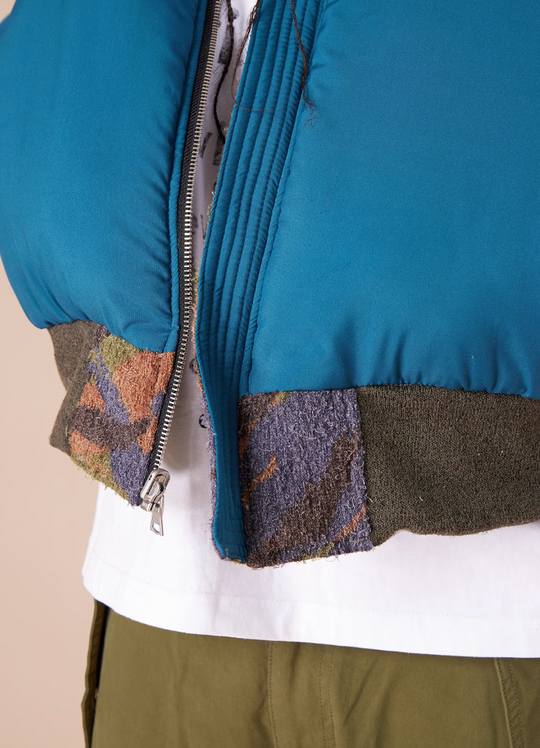 EVILKNIGHT(EK) Camouflage Reversible MA-1 Air Force Bomber Jacket