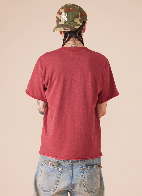 EVILKNIGHT(EK) Cross Logo Cut Off Tee