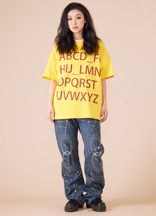 EVILKNIGHT(EK) EK Fill In The Blanks Logo Tee