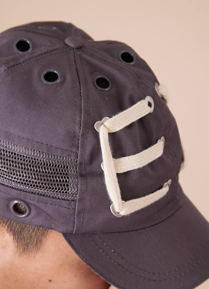 EVILKNIGHT(EK) Peach Heart Buckle String Logo Cap