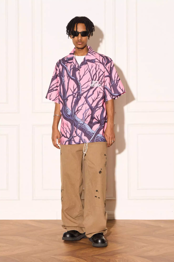 EMPTY REFERENCE Tree Branch Short Sleeve Shirt