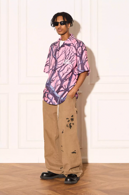 EMPTY REFERENCE Tree Branch Short Sleeve Shirt