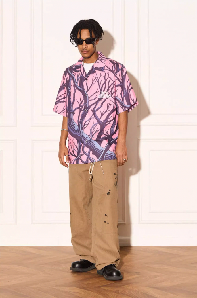 EMPTY REFERENCE Tree Branch Short Sleeve Shirt