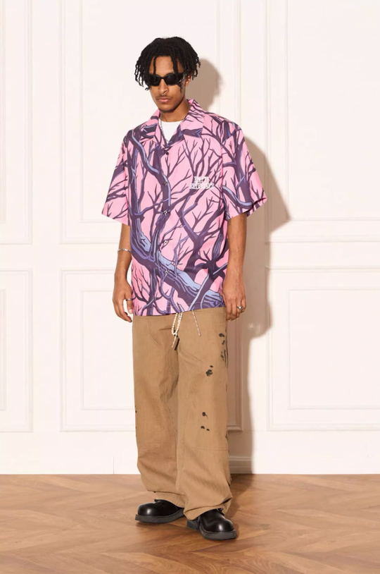 EMPTY REFERENCE Tree Branch Short Sleeve Shirt