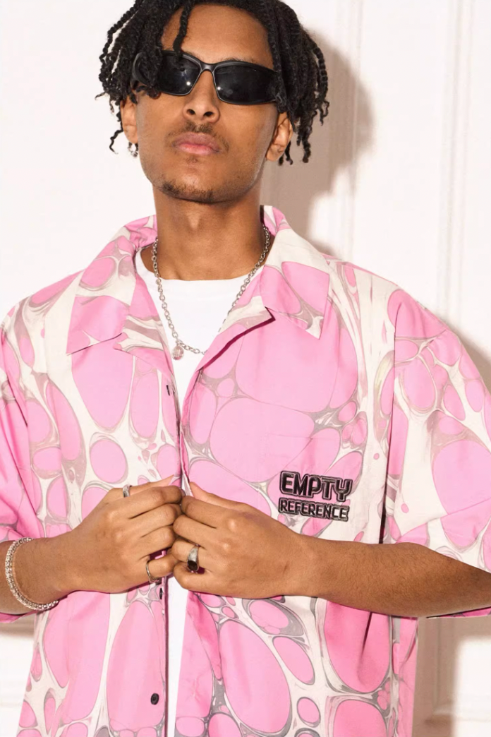 EMPTY REFERENCE Cell Full Print Short Sleeve Shirt