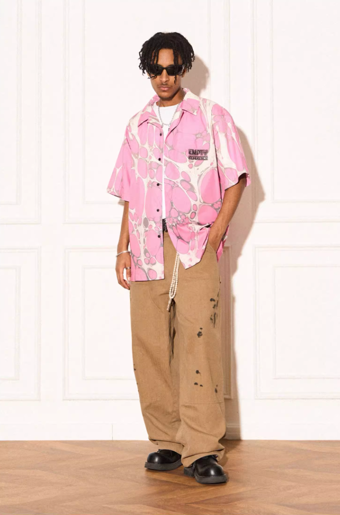 EMPTY REFERENCE Cell Full Print Short Sleeve Shirt