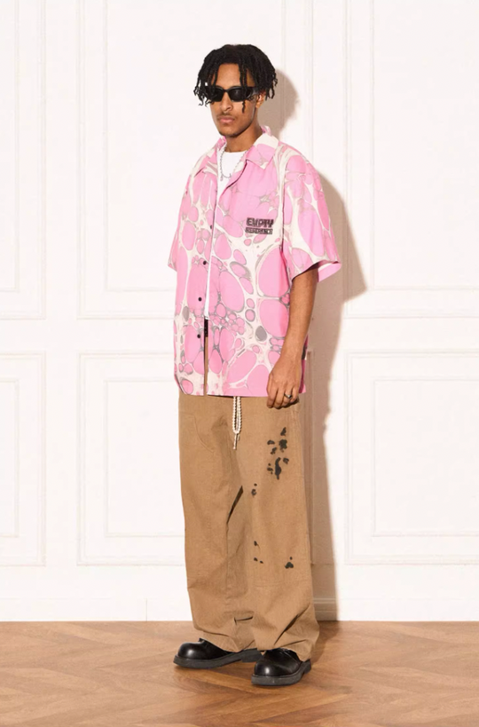 EMPTY REFERENCE Cell Full Print Short Sleeve Shirt