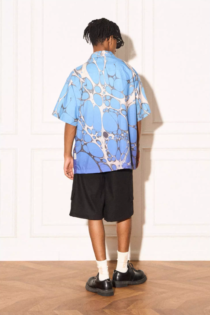 EMPTY REFERENCE Cell Full Print Short Sleeve Shirt