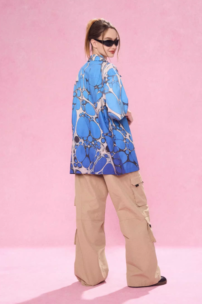 EMPTY REFERENCE Cell Full Print Short Sleeve Shirt