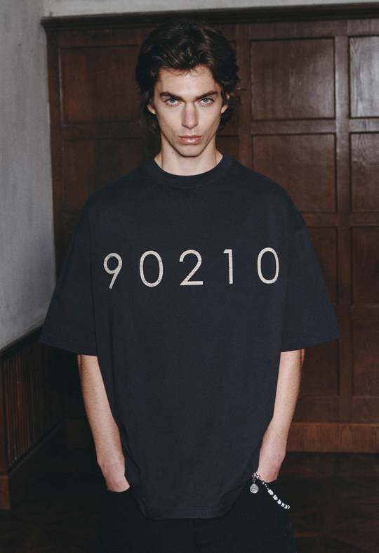 ANTIDOTE 90210 Cracked Print Tee