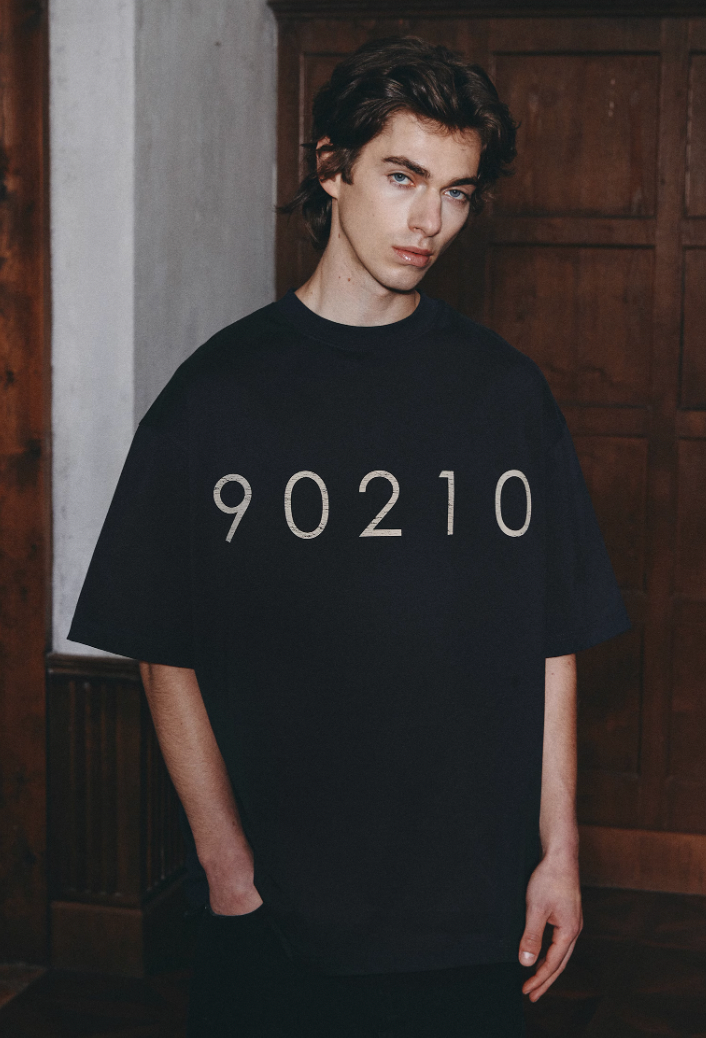 ANTIDOTE 90210 Cracked Print Tee