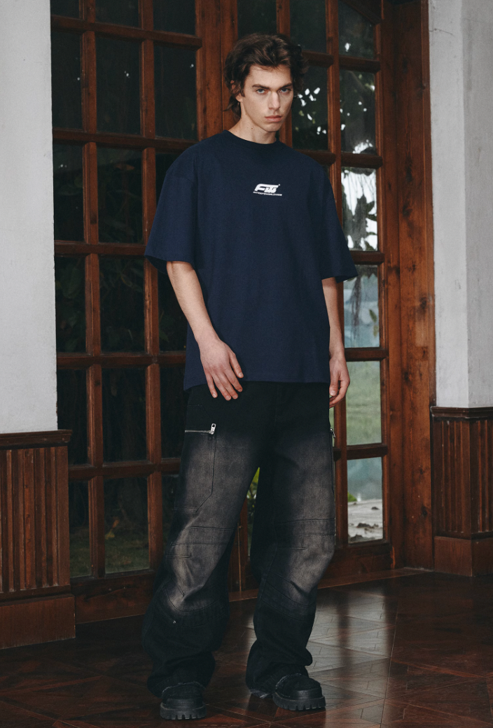 ANTIDOTE Basic Logo Letter Printed Tee