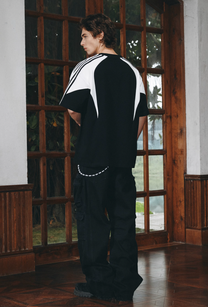 ANTIDOTE Four Bar Stripes Sports Tee