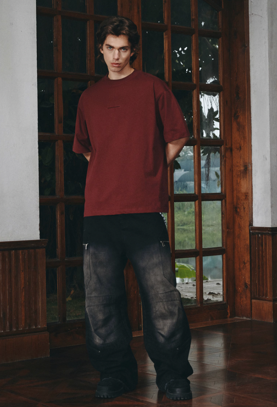 ANTIDOTE Small Letter Print Basic Tee