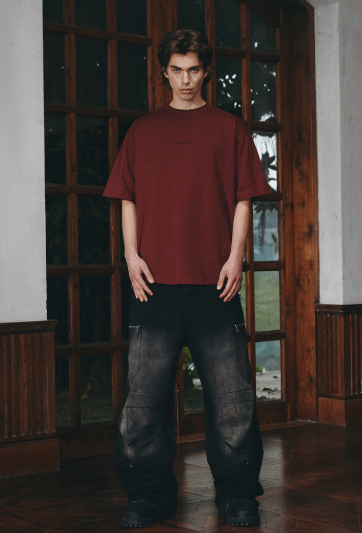 ANTIDOTE Small Letter Print Basic Tee