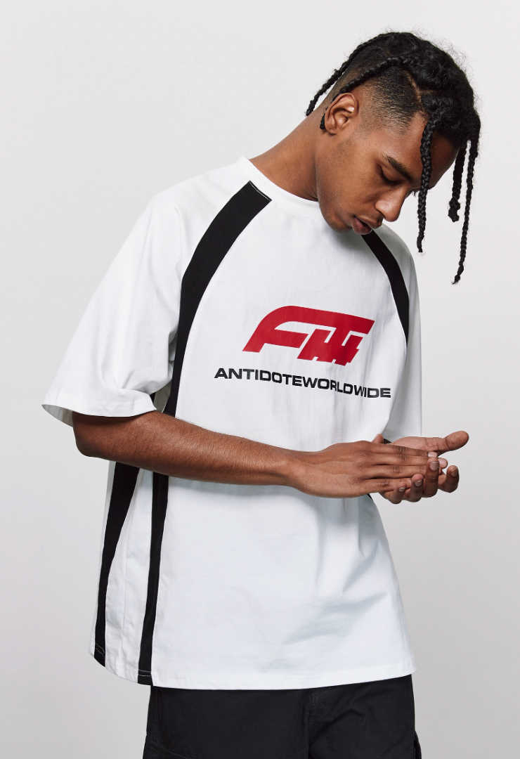 ANTIDOTE Racing Raglan Contrasting Color Tee