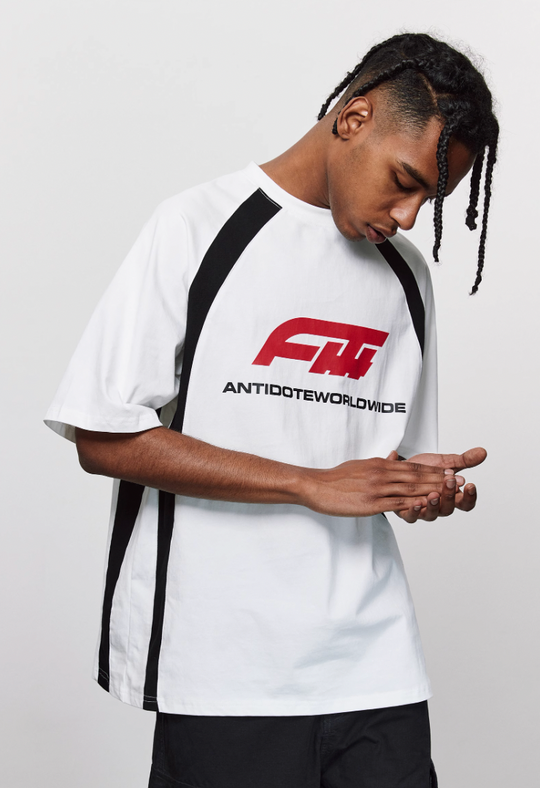 ANTIDOTE Racing Raglan Contrasting Color Tee