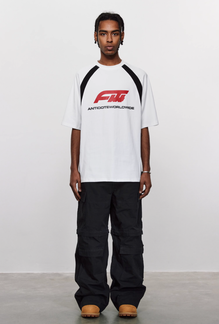 ANTIDOTE Racing Raglan Contrasting Color Tee