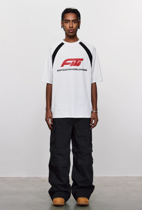 ANTIDOTE Racing Raglan Contrasting Color Tee
