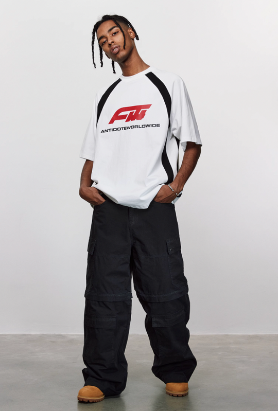 ANTIDOTE Racing Raglan Contrasting Color Tee