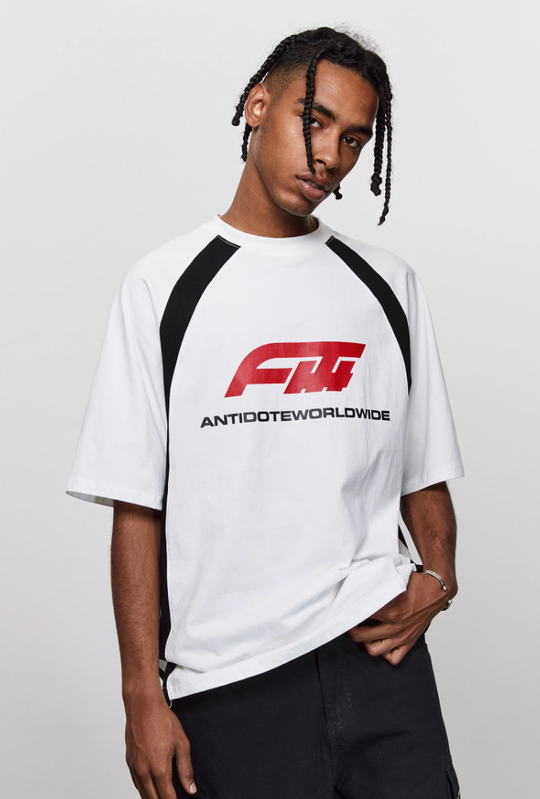 ANTIDOTE Racing Raglan Contrasting Color Tee