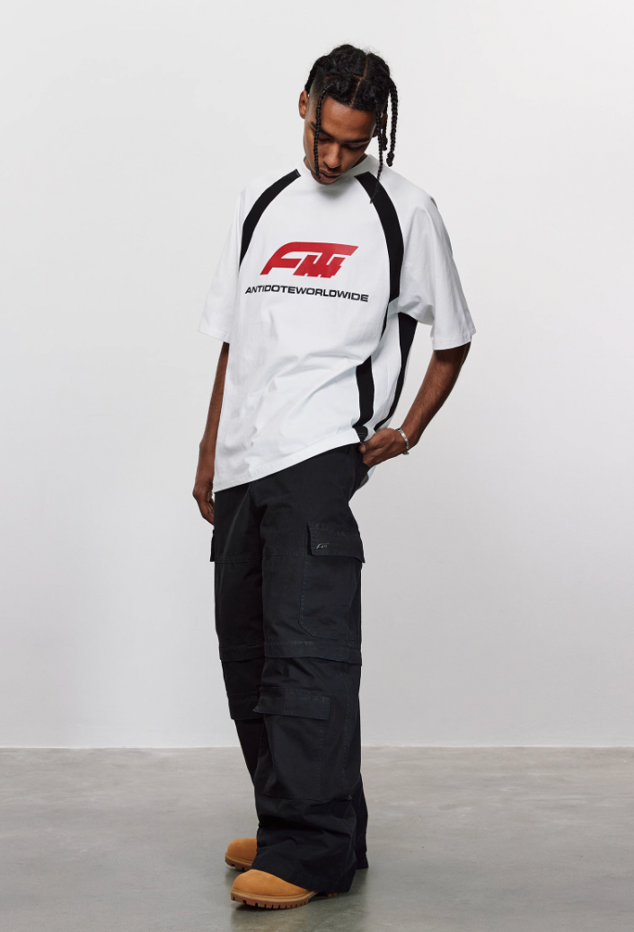 ANTIDOTE Racing Raglan Contrasting Color Tee