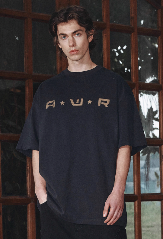 ANTIDOTE Radio Mottled Old Printed Tee