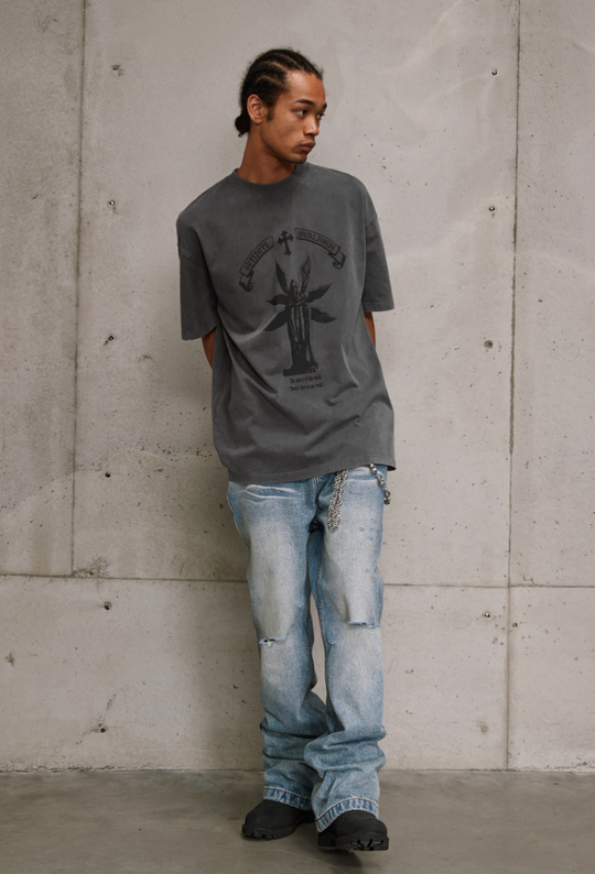 ANTIDOTE Dr. Beak Printed Vintage Washed Tee